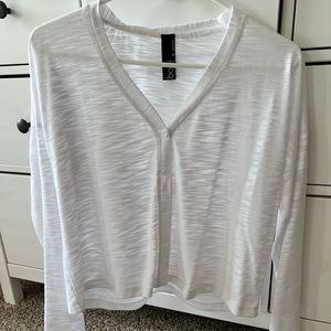Bobi Los Angeles button down slub heather top